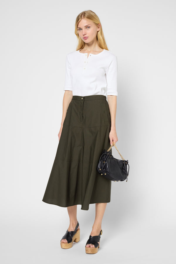 gerard darel Jupe trapèze en coton