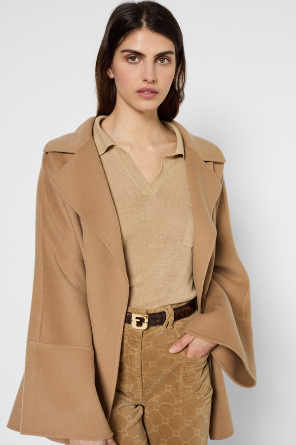Gerard Darel Manteau Court Ceinturé - STELLA