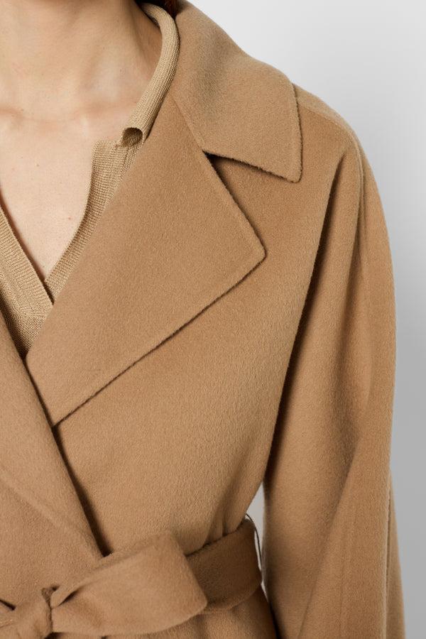 Gerard Darel Manteau Court Ceinturé - STELLA