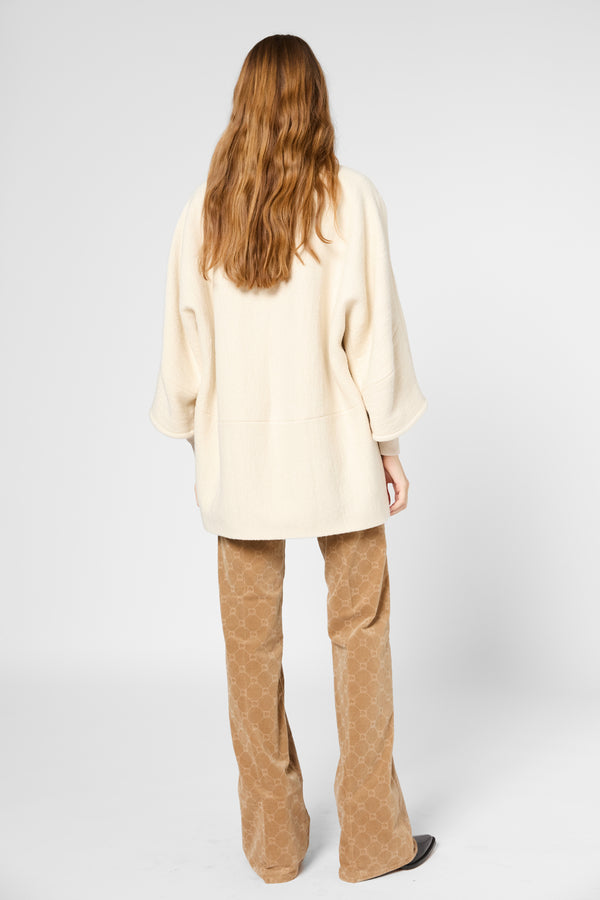 Gerard Darel Manteau Court En Coton Et Laine - SELMA
