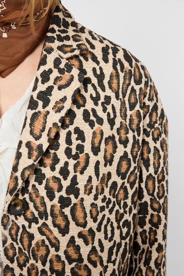 Gerard Darel Manteau Court Léopard - SANIA