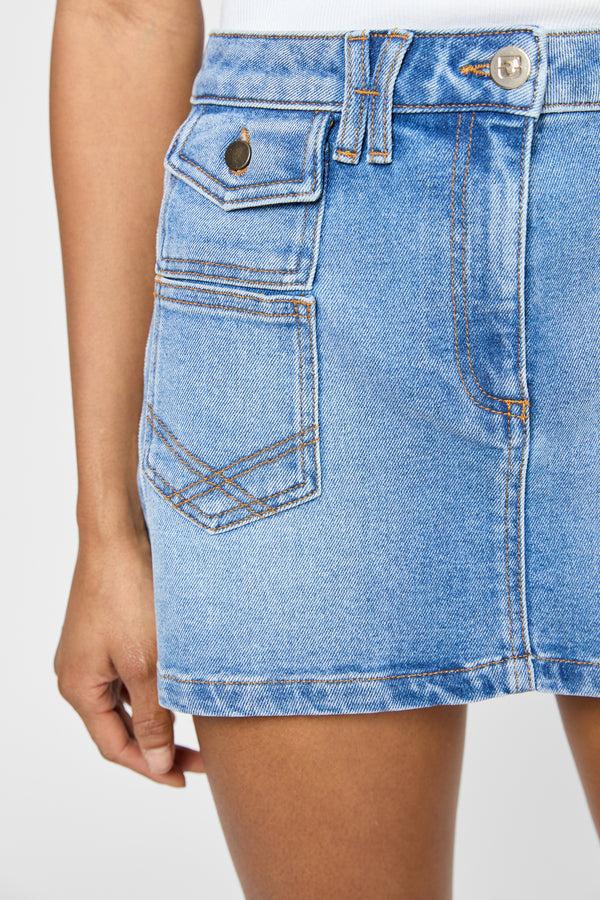 Gerard Darel Mini-jupe En Jean- VIRGINIE