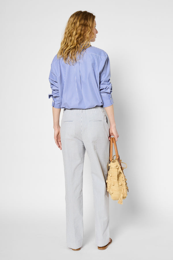 Gerard Darel Pantalon à Rayures En Coton - LILIA