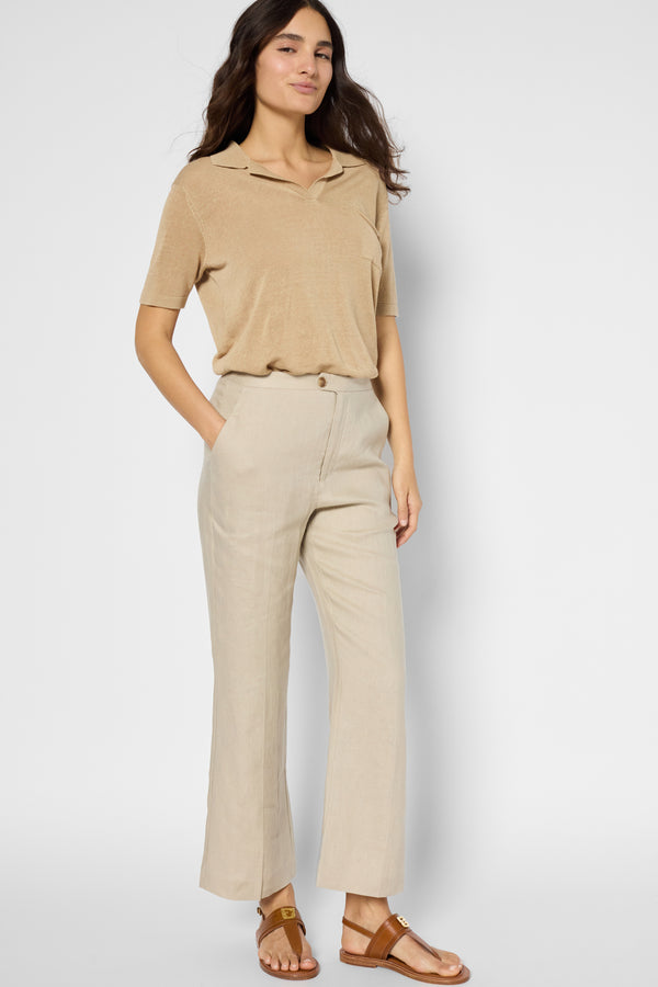 Gerard Darel Pantalon Droit En Lin - LYS