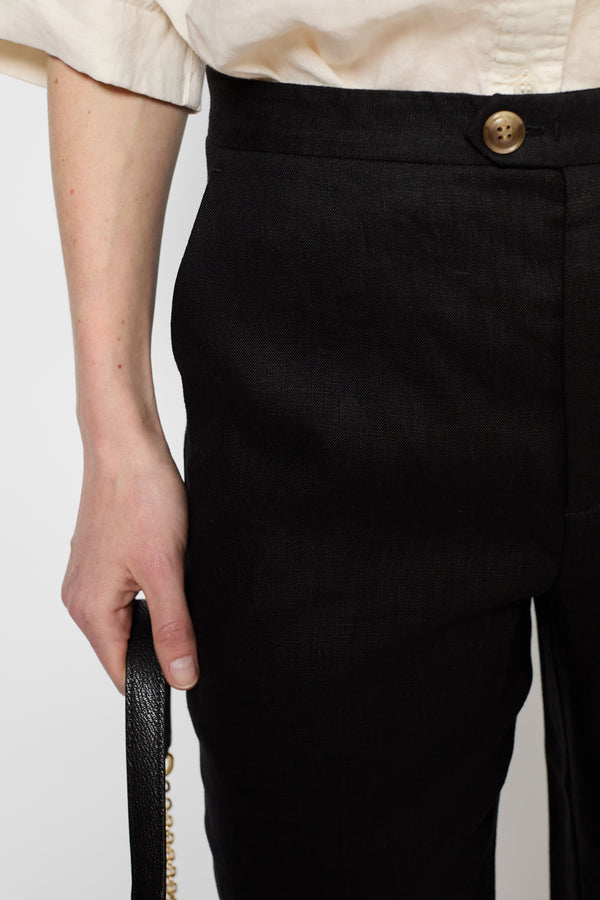 Gerard Darel Pantalon Droit En Lin - LYS