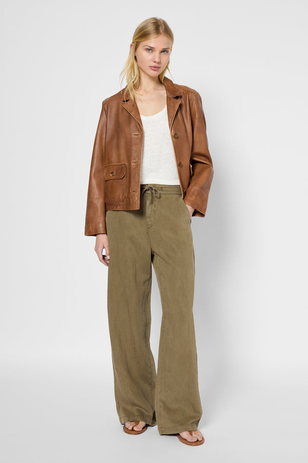 gerard darel Pantalon large au dos élastiqué - LAIA