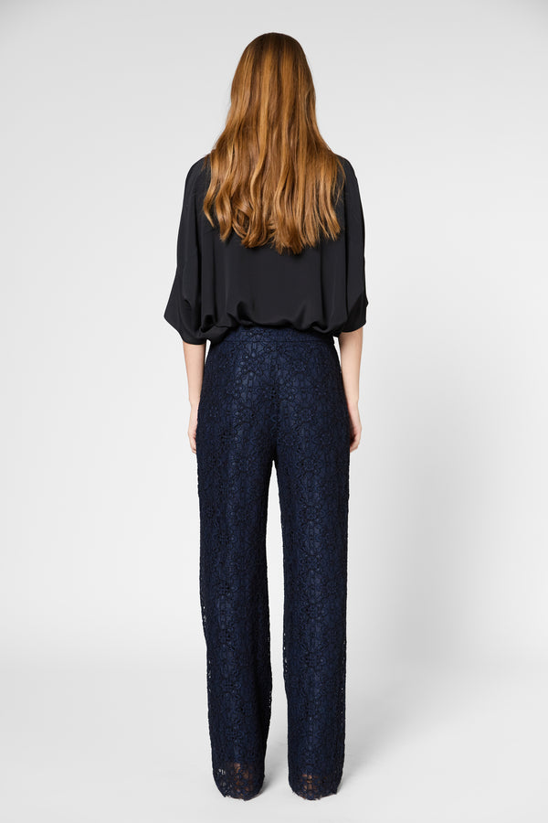 Gerard Darel Pantalon Large En Dentelle - LOUNA
