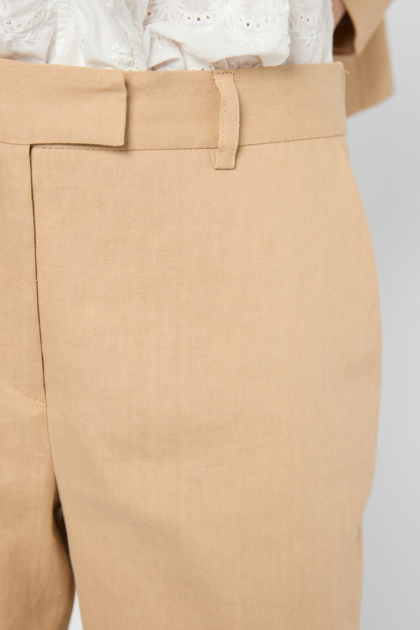 Gerard Darel Pantalon Large En Lin Et Coton - LILLA