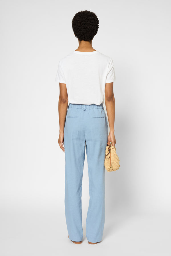 Gerard Darel Pantalon Large En Lin Et Coton - LILLA
