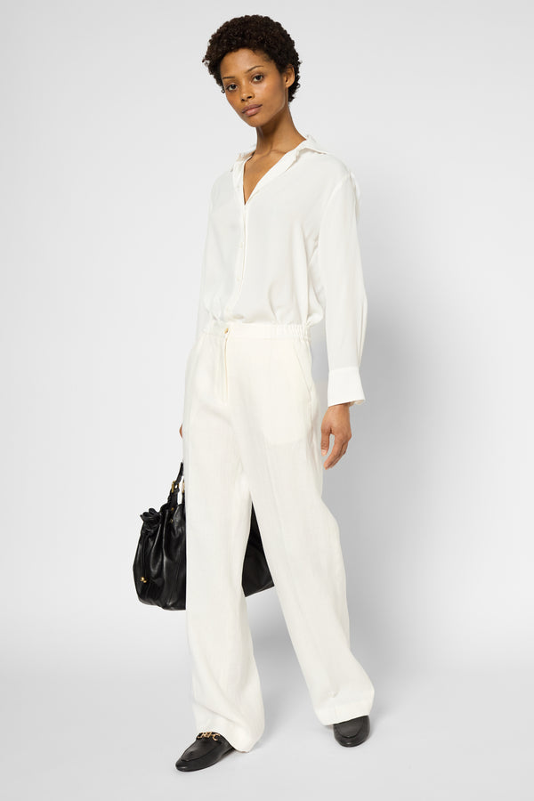 gerard darel Pantalon large en lin - LENE
