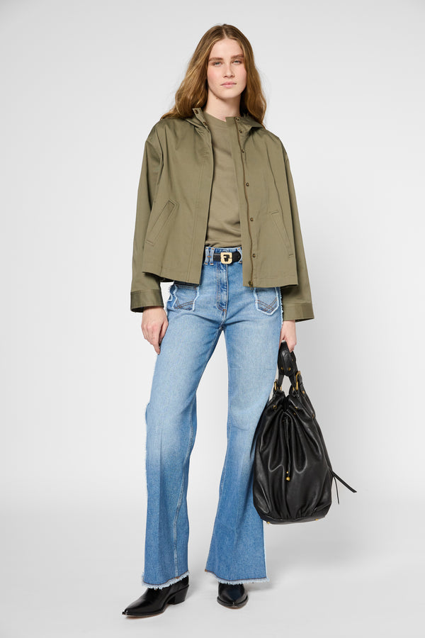 Gerard Darel Parka Courte à Capuche - ZINAIDA