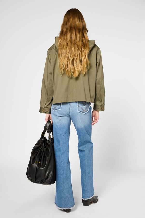 Gerard Darel Parka Courte à Capuche - ZINAIDA