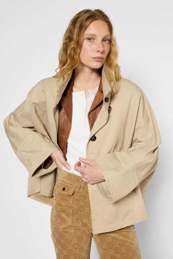 Gerard Darel Parka Courte à Col Montant - LORELLA
