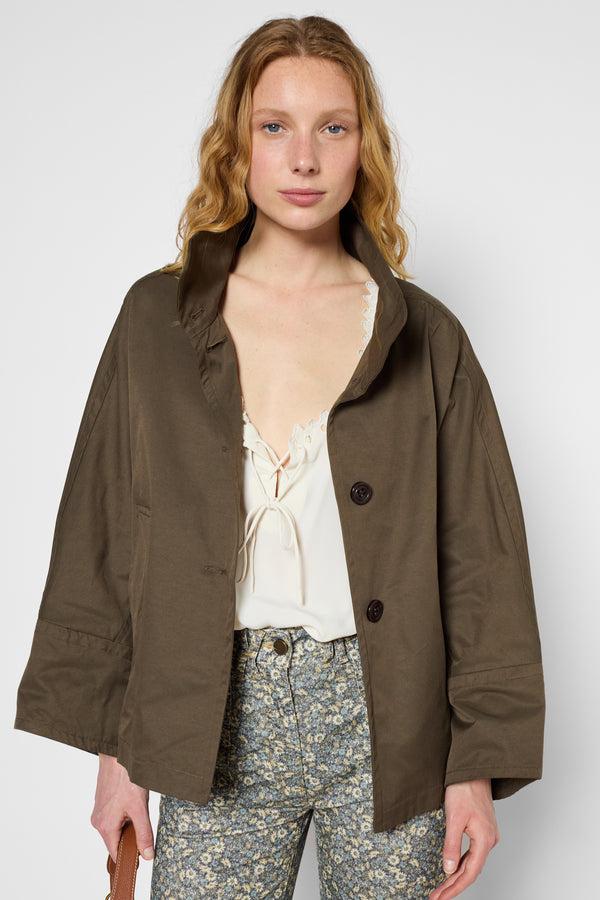 Gerard Darel Parka Courte à Col Montant - LORELLA