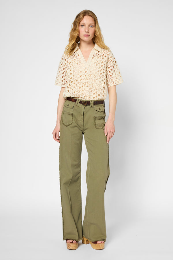 gerard darel Polo en crochet à monogramme - URSEL