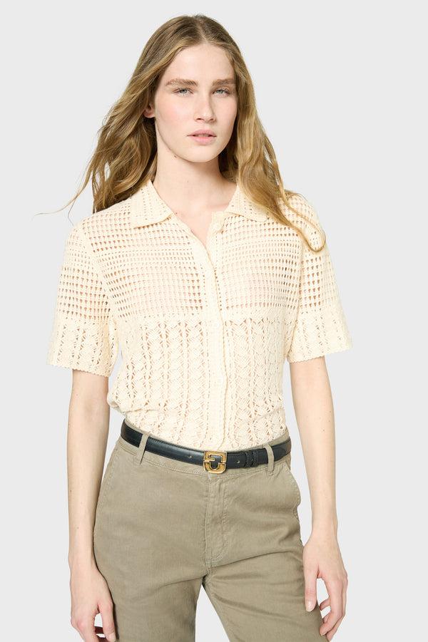 gerard darel Polo en crochet - JOLENE
