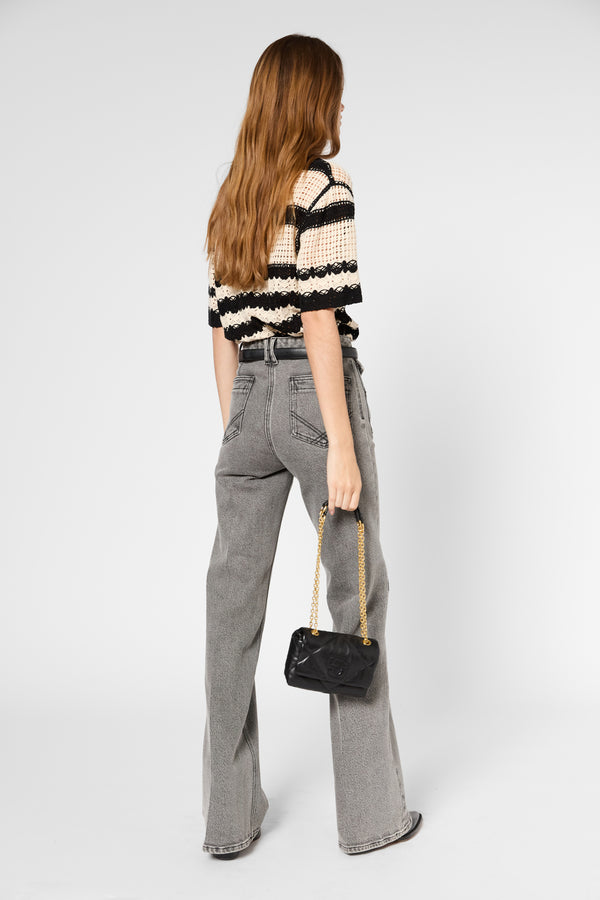 Gerard Darel Polo En Crochet Rayé - JOLENE