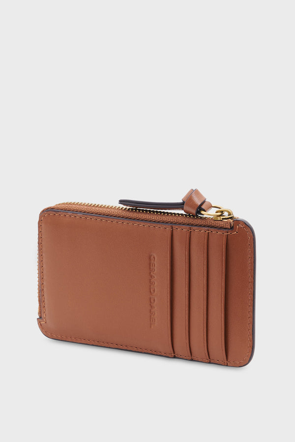 Gerard Darel Porte Carte En Cuir Lisse - CARDHOLDER