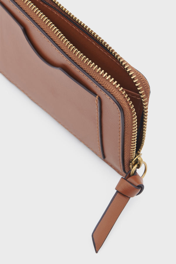 Gerard Darel Porte Carte En Cuir Lisse - CARDHOLDER