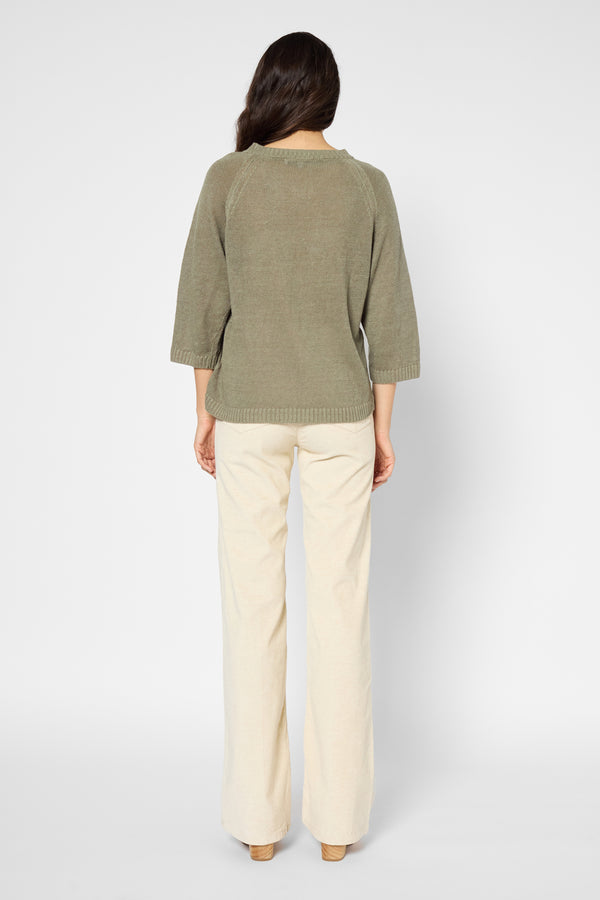 Gerard Darel Pull à Col Rond En Lin - JOSLYN
