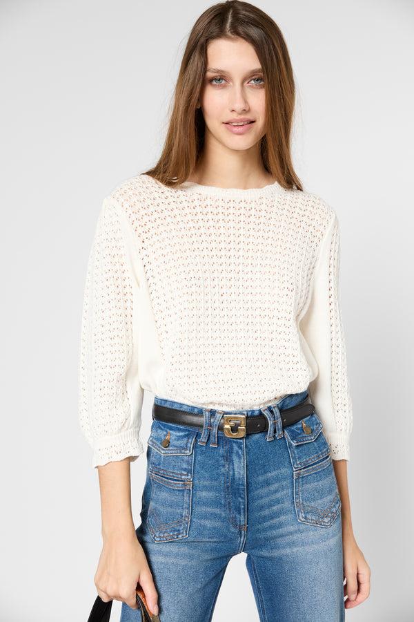 gerard darel Pull ajouré en coton - JILIAN