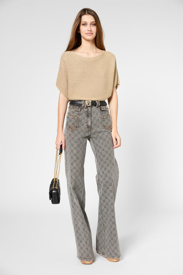 Gerard Darel Pull Doré échancré - JENA