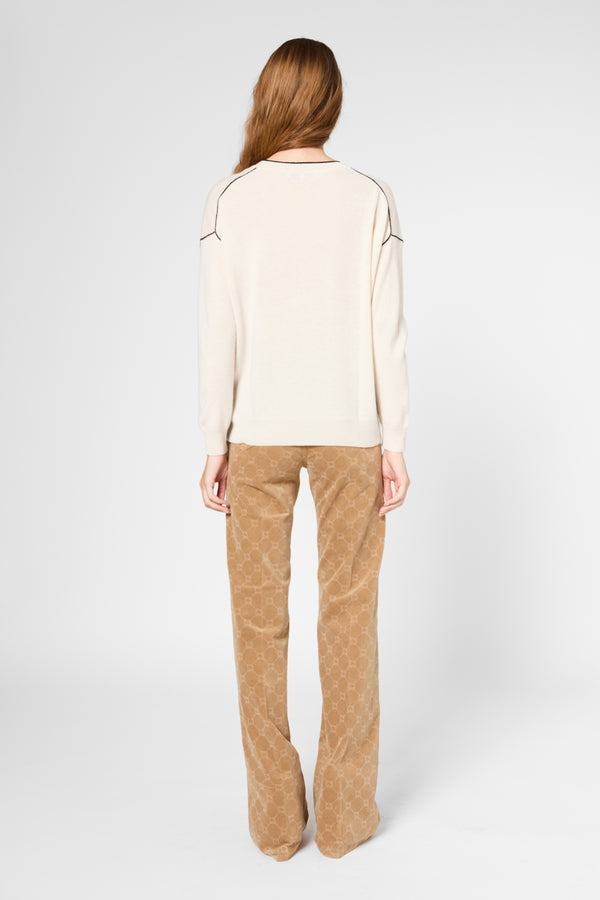 Gerard Darel Pull En Cachemire à Liseré - JAYDA