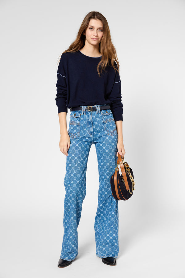 Gerard Darel Pull En Cachemire à Liseré - JAYDA