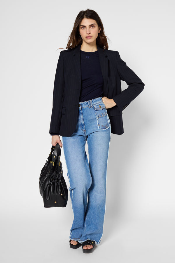 Gerard Darel Pull En Laine Fine à Col Rond - JADE