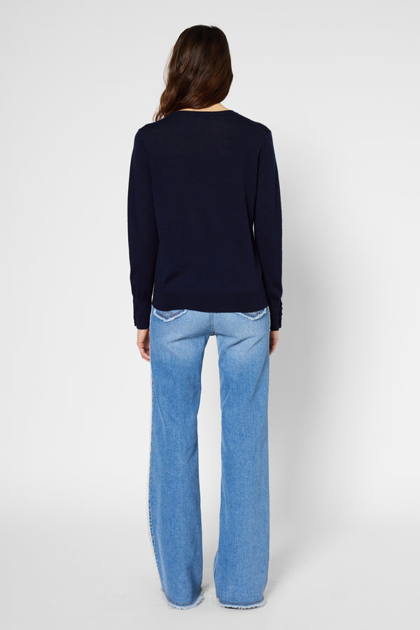 Gerard Darel Pull En Laine Fine à Col Rond - JADE