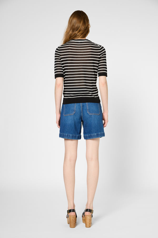 Gerard Darel Pull Fin à Rayures Contrastées - JANNA