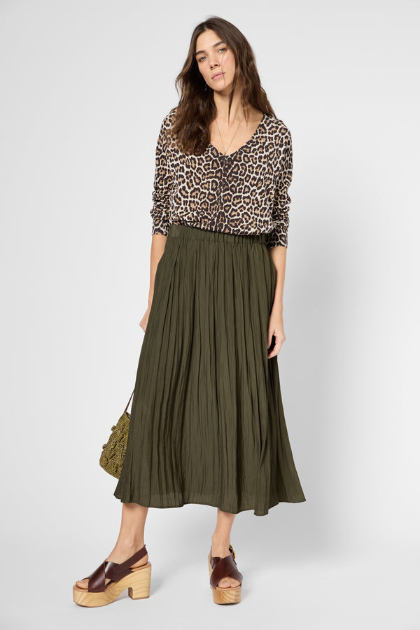 Gerard Darel Pull Léopard En Lin Et Coton - JAZIA