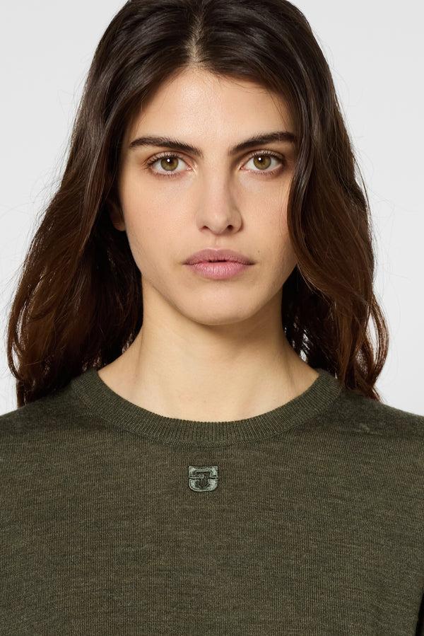 Gerard Darel Pull Manches Courtes En Laine - LYSEA