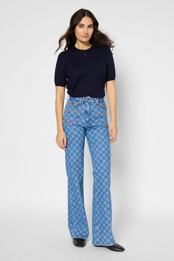 Gerard Darel Pull Manches Courtes En Laine - LYSEA