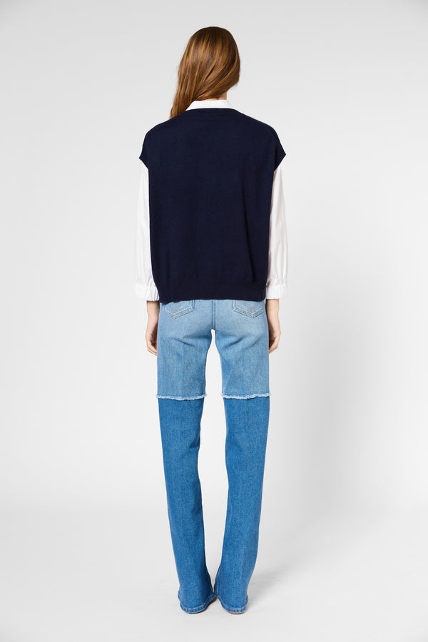 Gerard Darel Pull Sans Manche En Cachemire - JANINE