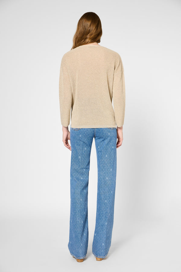 Gerard Darel Pull V En Maille Irisée - JANIKA