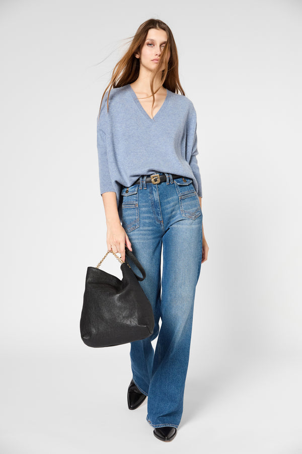 Gerard Darel Pull V Oversize En Cachemire - JUBILEE