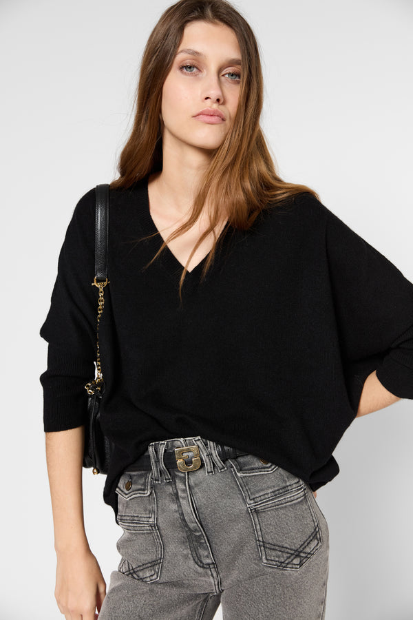 gerard darel Pull V oversize en cachemire - JUBILEE