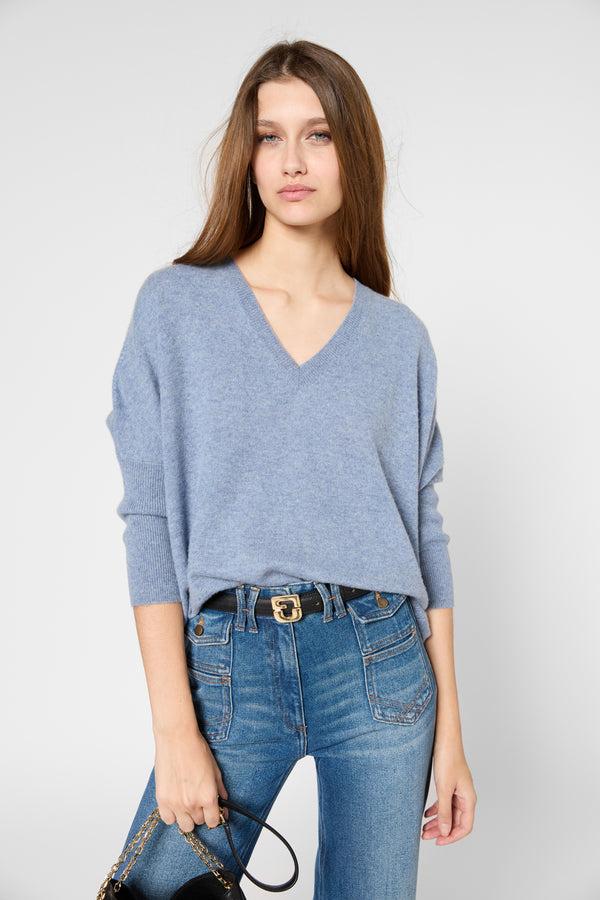 gerard darel Pull V oversize en cachemire - JUBILEE