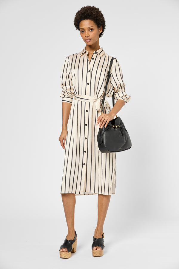 gerard darel Robe chemise longue à rayures - PALOUMA