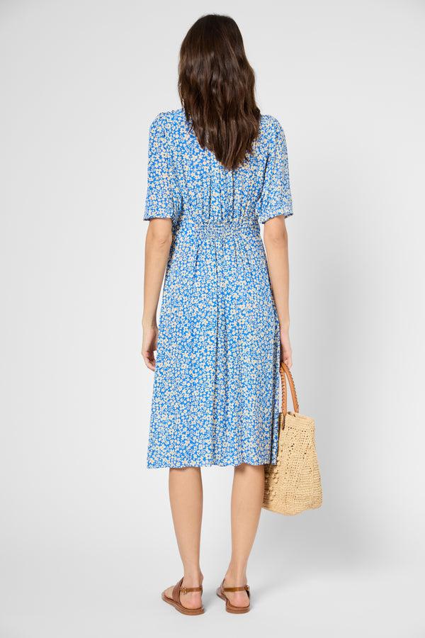 Gerard Darel Robe Cintrée à Fleurs - PIPPA