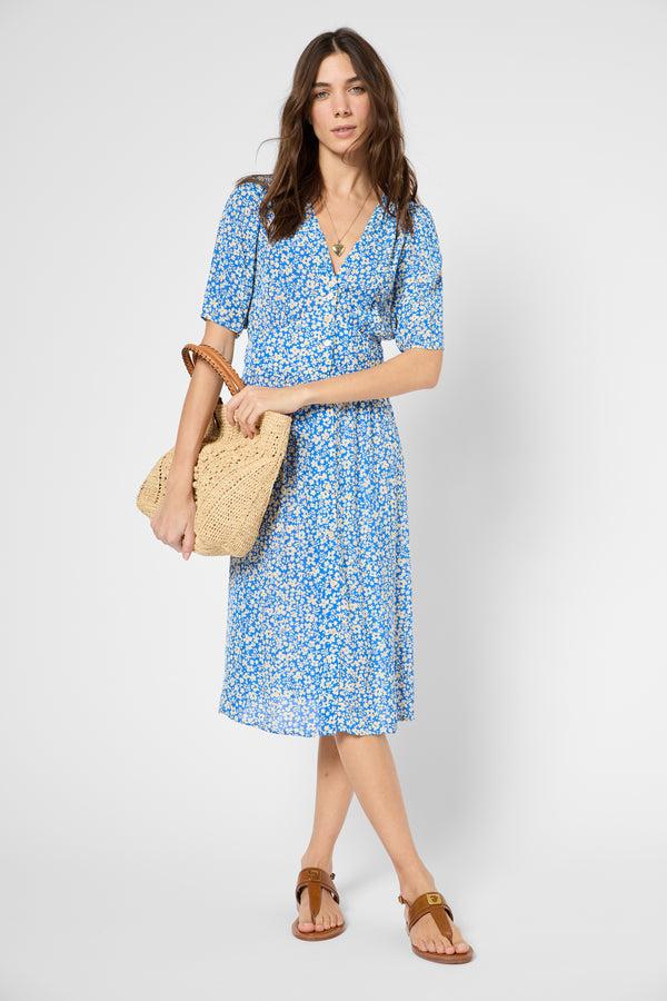 gerard darel Robe cintrée à fleurs - PIPPA