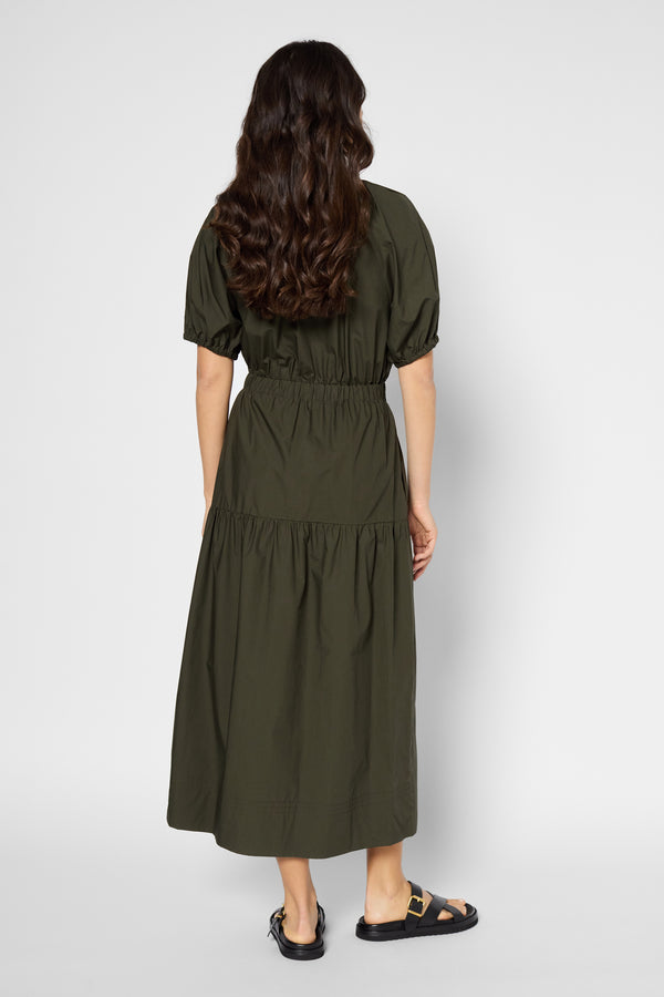 Gerard Darel Robe Longue En Coton Uni - PURITY