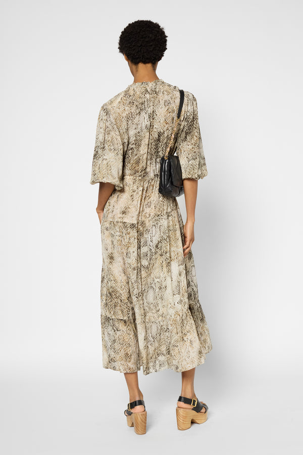 Gerard Darel Robe Longue Imprimé Python - PERLA