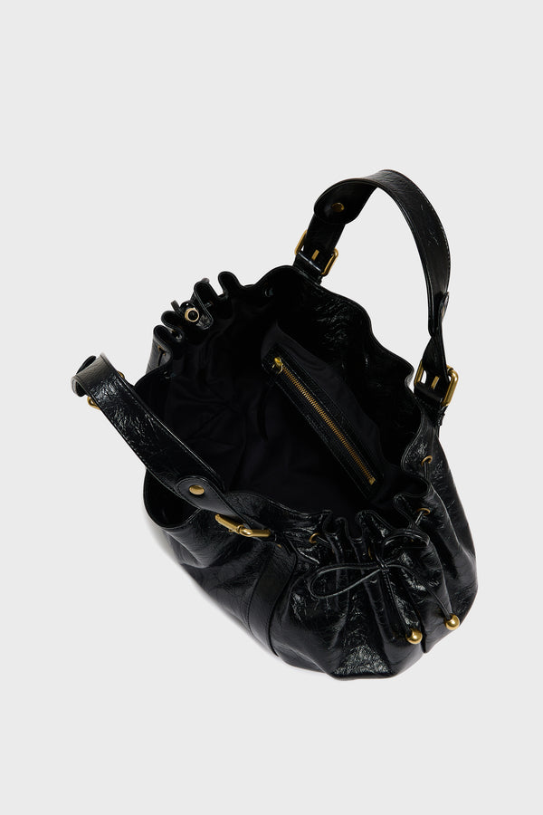 Gerard Darel Sac à Main En Cuir Effet Froissé - 24H