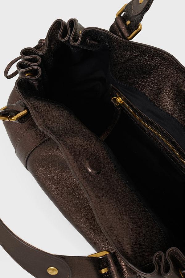 Gerard Darel Sac à Main En Cuir Métallique - 24H