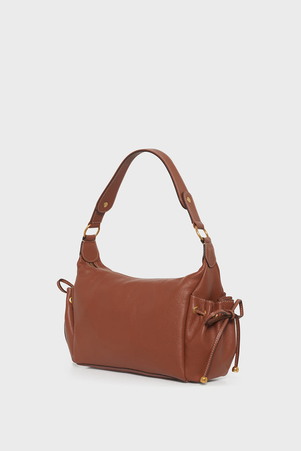 Gerard Darel Sac Hobo En Cuir Avec Poches - LE EMA