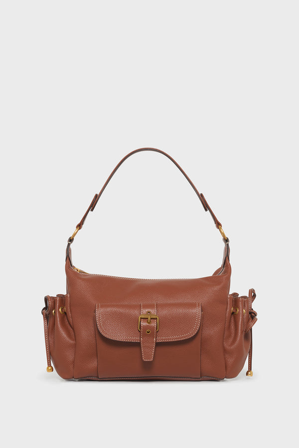 gerard darel Sac hobo en cuir avec poches - LE EMA