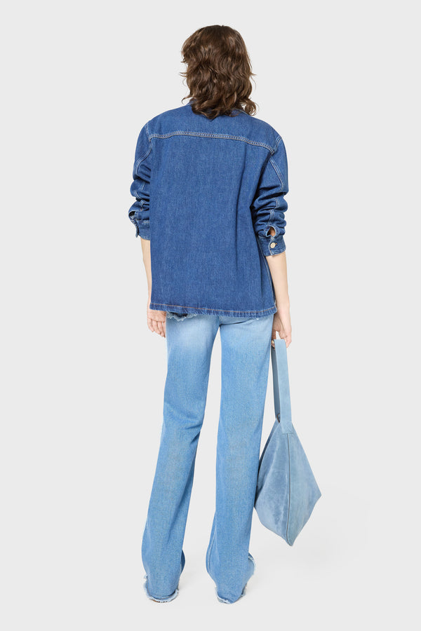 Gerard Darel Sac Hobo En Cuir Velours - LADY