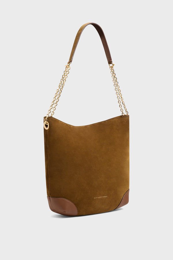 Gerard Darel Sac Hobo En Cuir Velours - LE CHARLOTTE